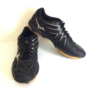 Mizuno Wave Hurricane 3 Black Sneakers Womens Size 10 Volleyball Shoes 430225